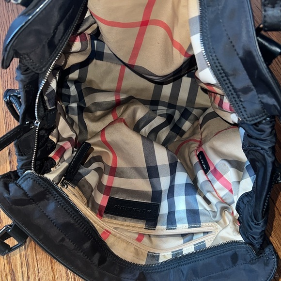 Burberry Black Nylon Leather Buckleigh Tote Bag - Picture 12 of 12